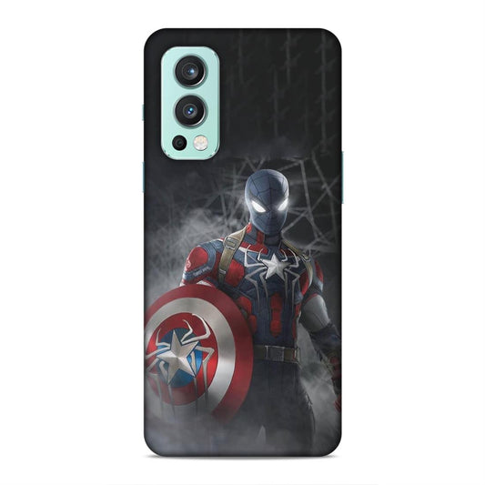 Spiderman With Shild Hard Back Case For OnePlus Nord 2 5G