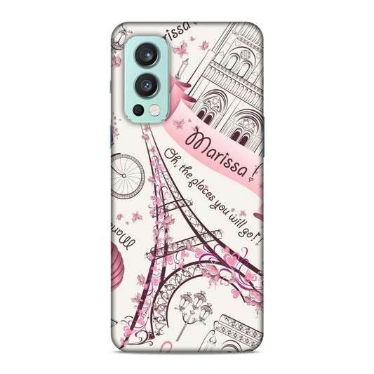 Love Efile Tower Hard Back Case For OnePlus Nord 2 5G