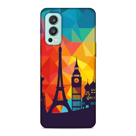 Abstract Monuments Hard Back Case For OnePlus Nord 2 5G