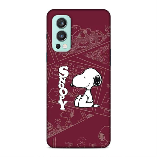 Snoopy Cartton Hard Back Case For OnePlus Nord 2 5G