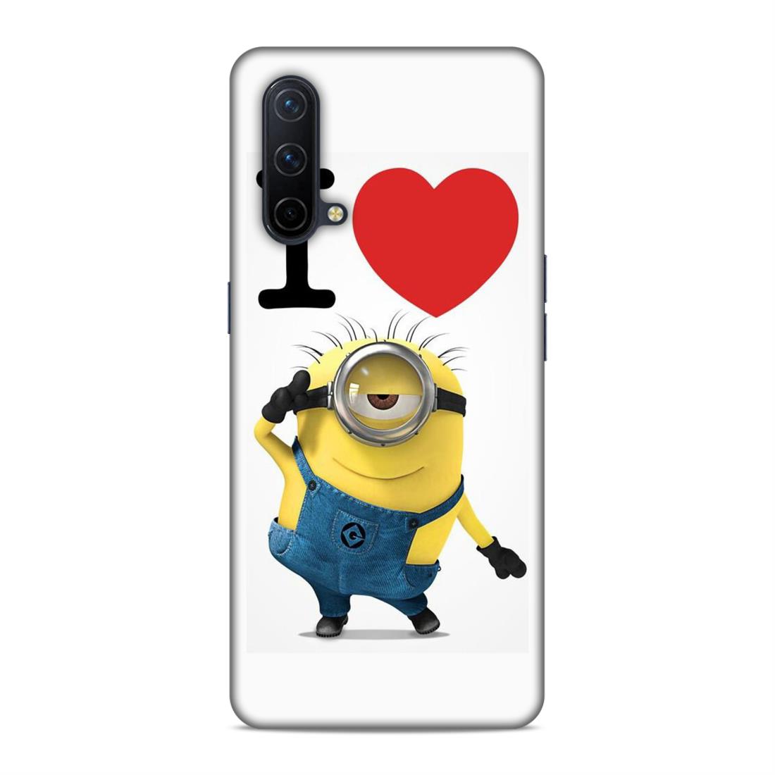 I love Minions Hard Back Case For OnePlus Nord CE 5G