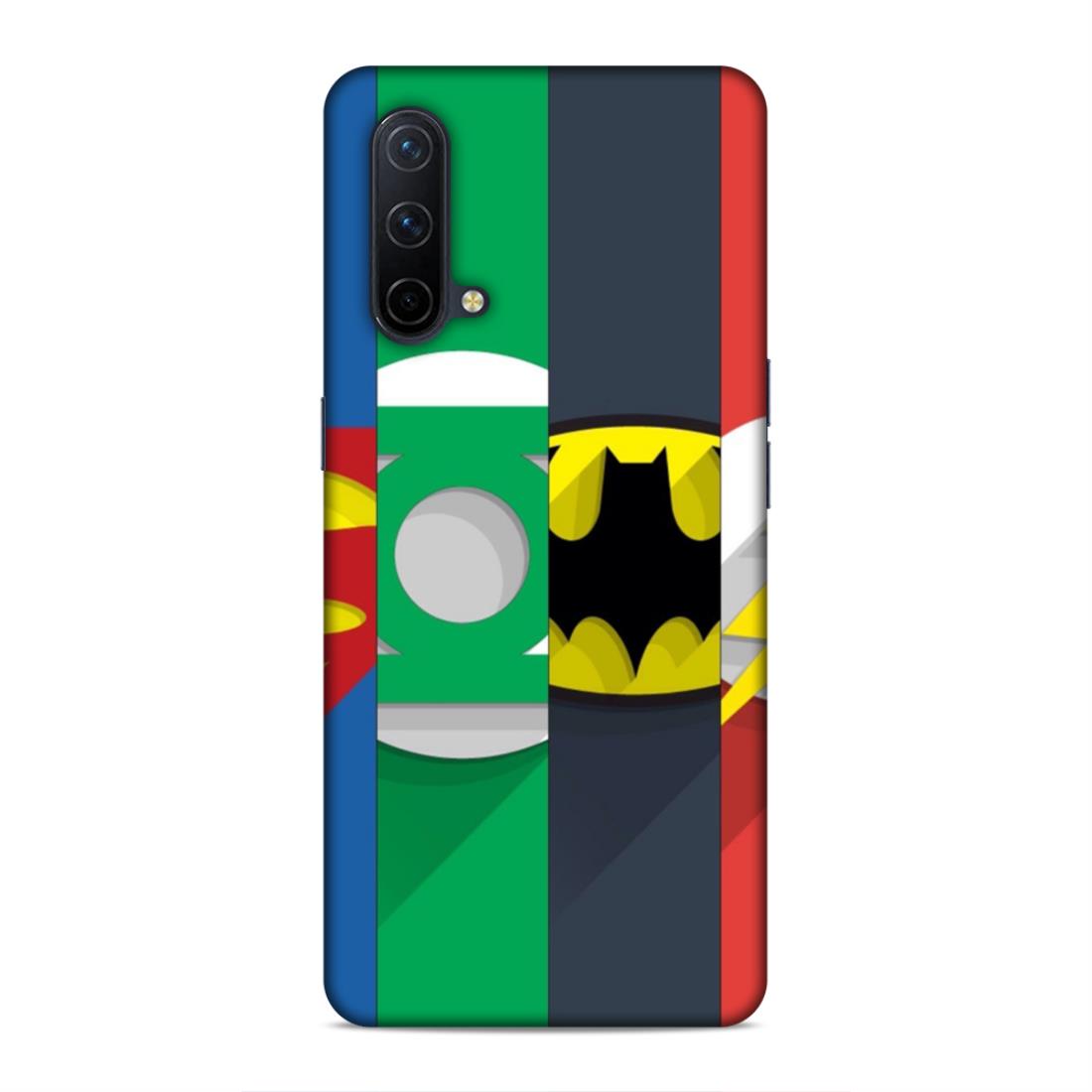 Superheros symbol Hard Back Case For OnePlus Nord CE 5G