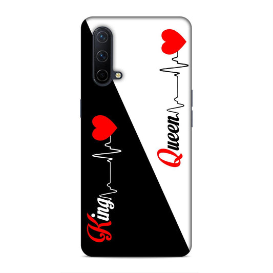 King Queen Love Hard Back Case For OnePlus Nord CE 5G