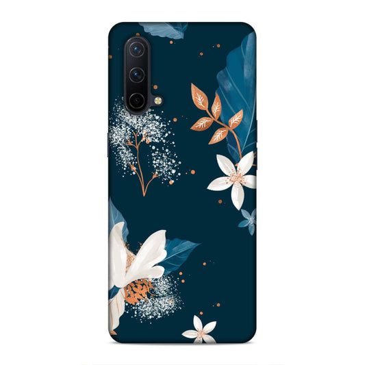 Blue Floral Hard Back Case For OnePlus Nord CE 5G