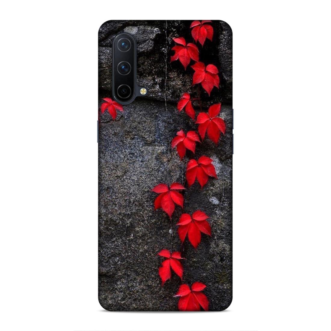 Red Leaf Series Hard Back Case For OnePlus Nord CE 5G