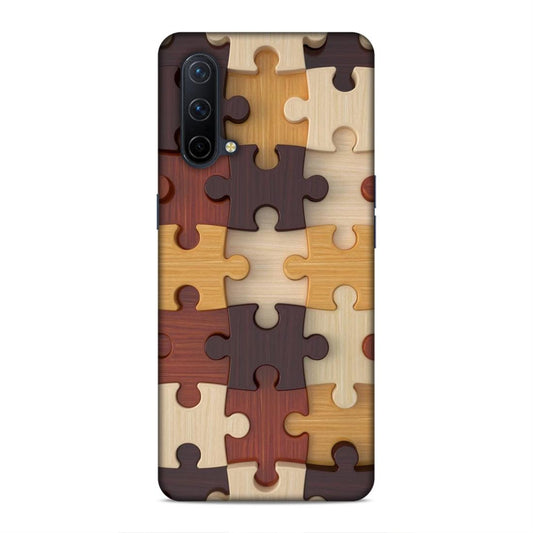 Multi Color Block Puzzle Hard Back Case For OnePlus Nord CE 5G