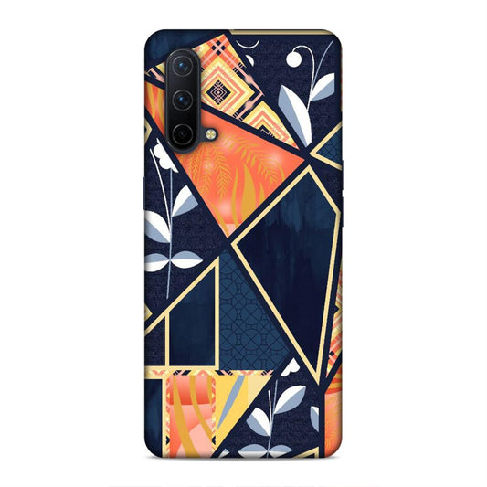 Floral Textile Pattern Hard Back Case For OnePlus Nord CE 5G