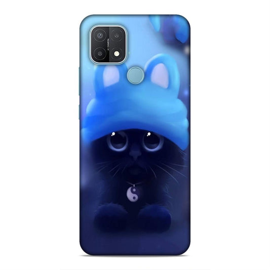Cute Cat Hard Back Case For Oppo A15 / A15s