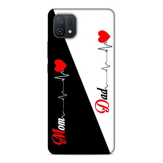 Love Mom Dad Hard Back Case For Oppo A16e / A16k