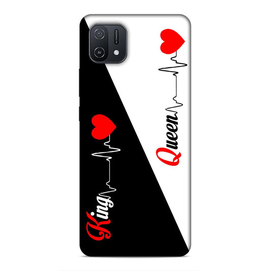 King Queen Love Hard Back Case For Oppo A16e / A16k