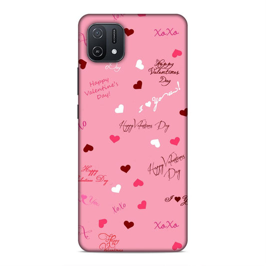 Happy Valentines Day Hard Back Case For Oppo A16e / A16k