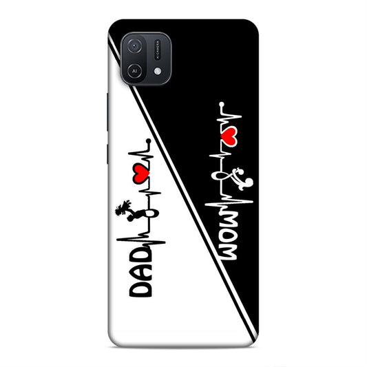 Mom Dad Hard Back Case For Oppo A16e / A16k