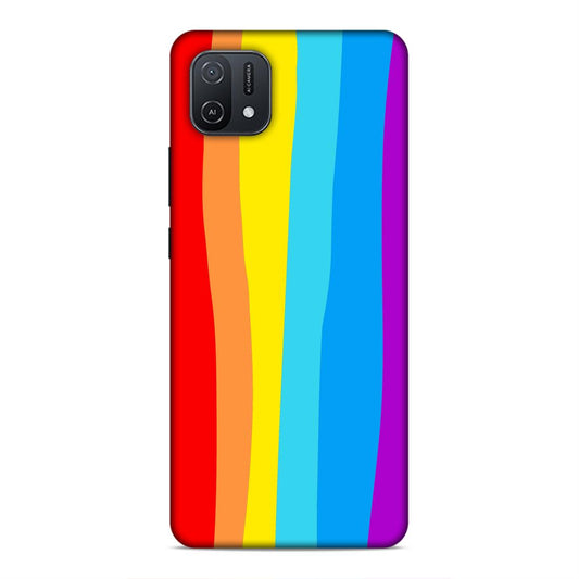 Rainbow Hard Back Case For Oppo A16e / A16k