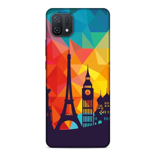 Abstract Monuments Hard Back Case For Oppo A16e / A16k