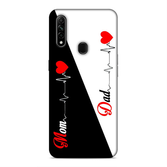 Love Mom Dad Hard Back Case For Oppo A31 2020