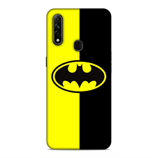 Batman Balck Yellow Hard Back Case For Oppo A31 2020