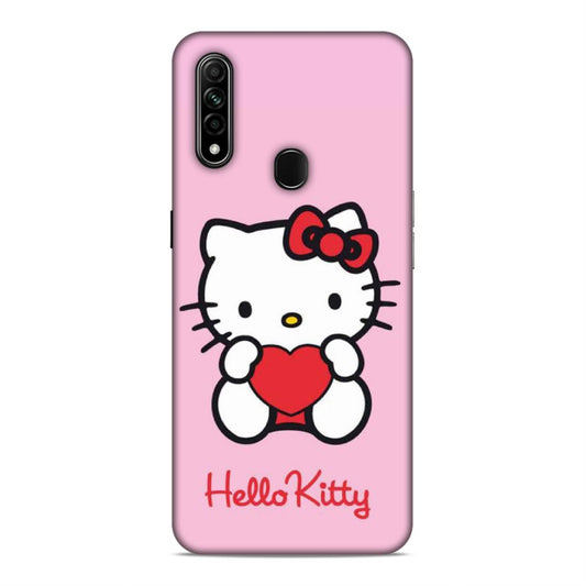 Hello Kitty in Pink Hard Back Case For Oppo A31 2020
