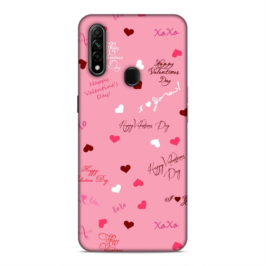 Happy Valentines Day Hard Back Case For Oppo A31 2020