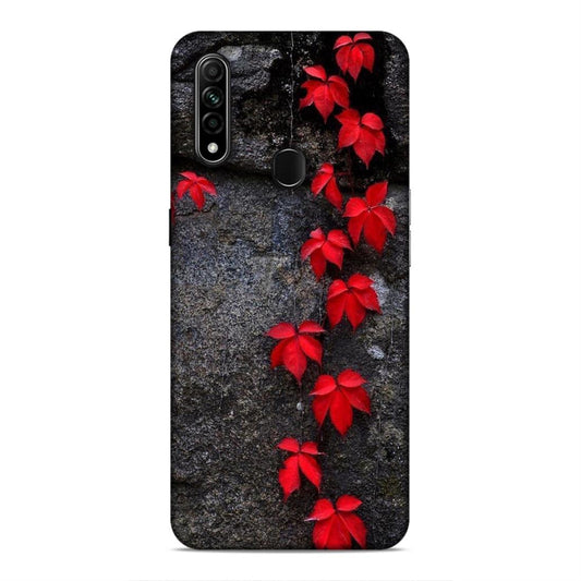 Red Leaf Series Hard Back Case For Oppo A31 2020