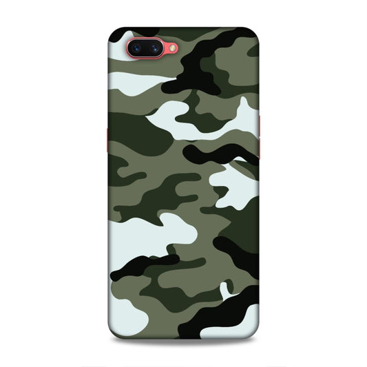 Army Suit Hard Back Case For Oppo A3s / Realme C1