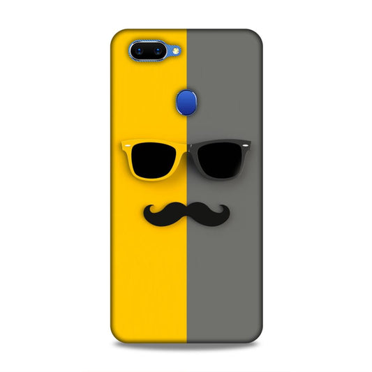 Spect and Mustache Hard Back Case For Oppo A5 / Realme 2