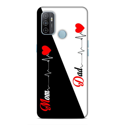Love Mom Dad Hard Back Case For Oppo A33 2020 / A53 2020