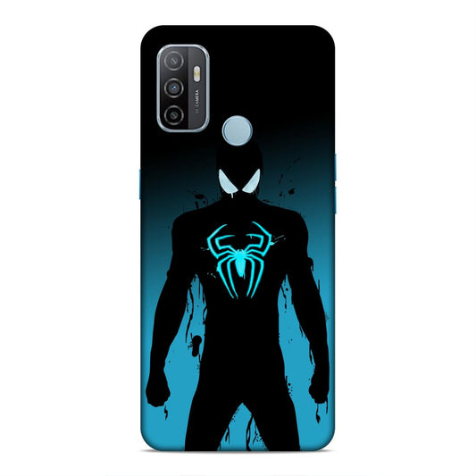 Black Spiderman Hard Back Case For Oppo A33 2020 / A53 2020