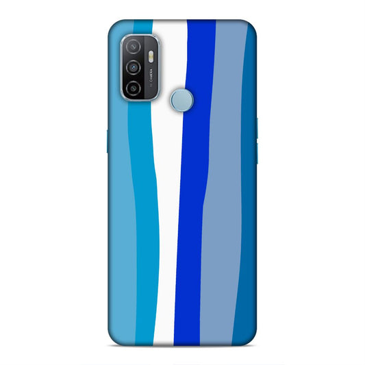 Blue Rainbow Hard Back Case For Oppo A33 2020 / A53 2020