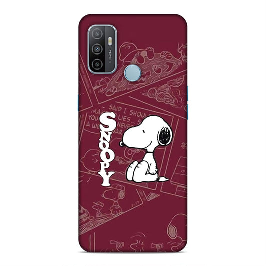 Snoopy Cartton Hard Back Case For Oppo A33 2020 / A53 2020