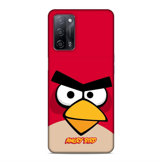 Angry Bird Yellow Name Hard Back Case For Oppo A53s 5G / A55 5G / A16