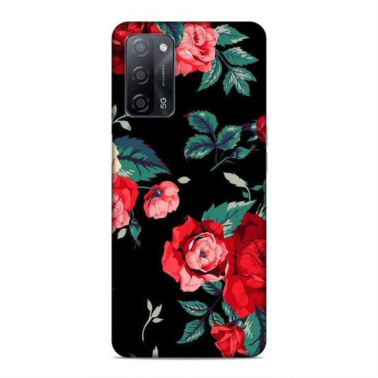 Flower Hard Back Case For Oppo A53s 5G / A55 5G / A16