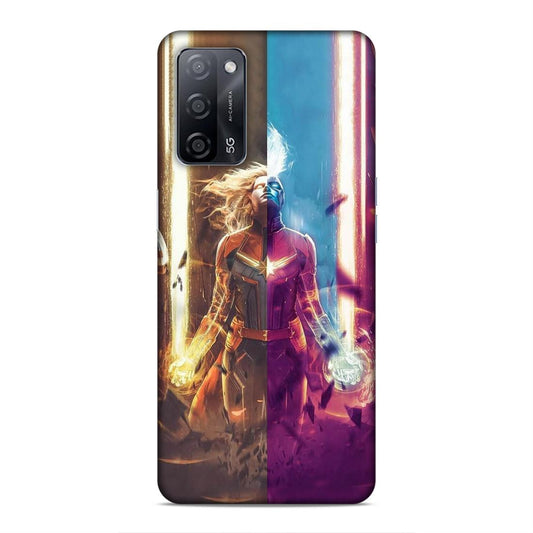 Captain Marvel Hard Back Case For Oppo A53s 5G / A55 5G / A16