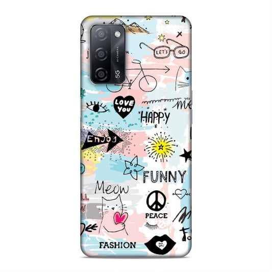 Quoted Hard Back Case For Oppo A53s 5G / A55 5G / A16