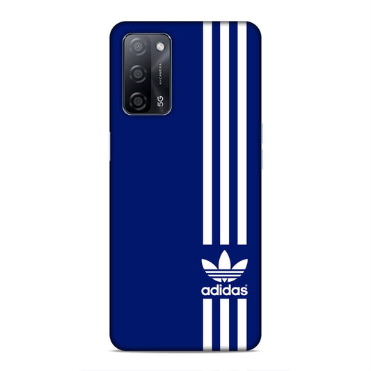 Adidas in Blue Hard Back Case For Oppo A53s 5G / A55 5G / A16