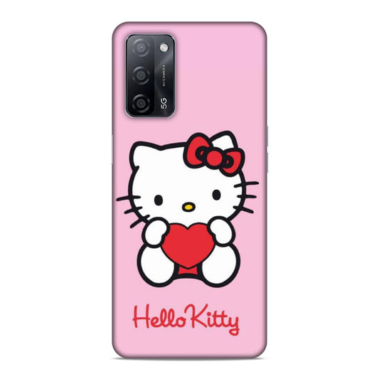 Hello Kitty in Pink Hard Back Case For Oppo A53s 5G / A55 5G / A16