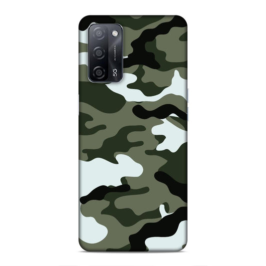 Army Suit Hard Back Case For Oppo A53s 5G / A55 5G / A16