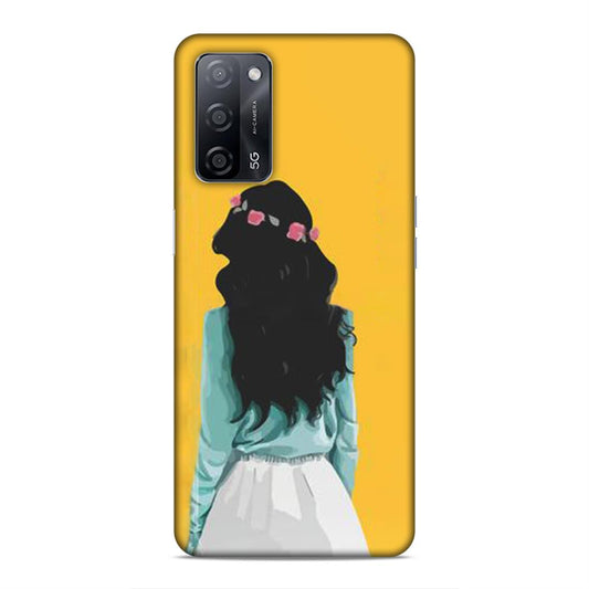 Stylish Girl Hard Back Case For Oppo A53s 5G / A55 5G / A16