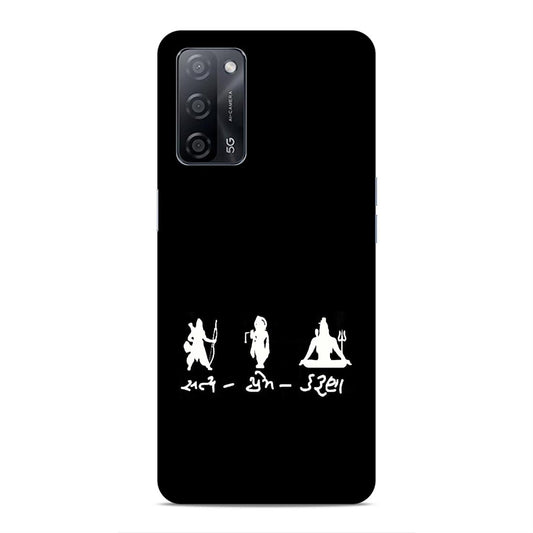Satya-Prem-Karuna Hard Back Case For Oppo A53s 5G / A55 5G / A16