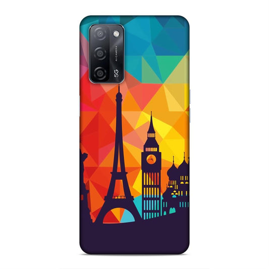 Abstract Monuments Hard Back Case For Oppo A53s 5G / A55 5G / A16