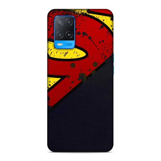 Superman Logo Hard Back Case For Oppo A54 4G