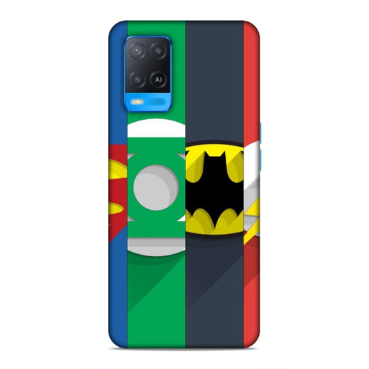 Superheros symbol Hard Back Case For Oppo A54 4G