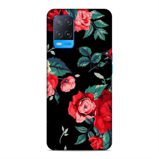 Flower Hard Back Case For Oppo A54 4G