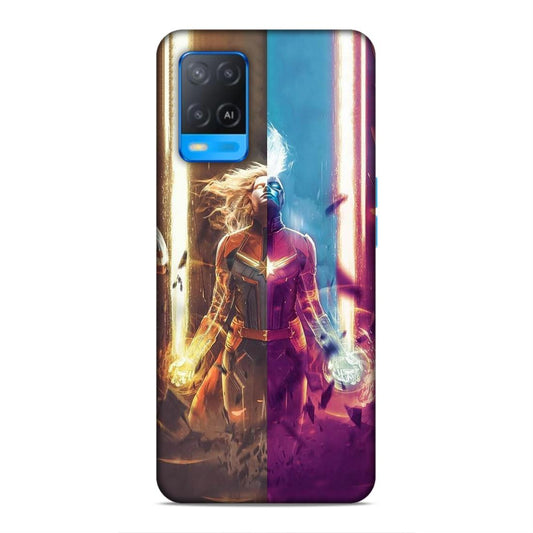 Captain Marvel Hard Back Case For Oppo A54 4G