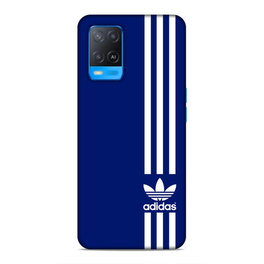 Adidas in Blue Hard Back Case For Oppo A54 4G