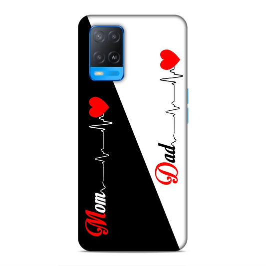 Love Mom Dad Hard Back Case For Oppo A54 4G