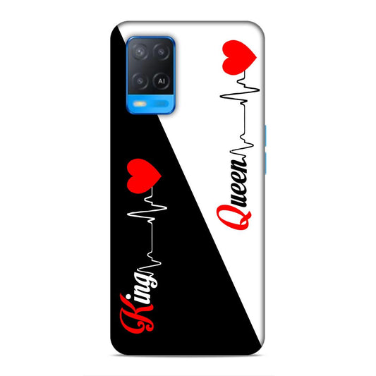 King Queen Love Hard Back Case For Oppo A54 4G