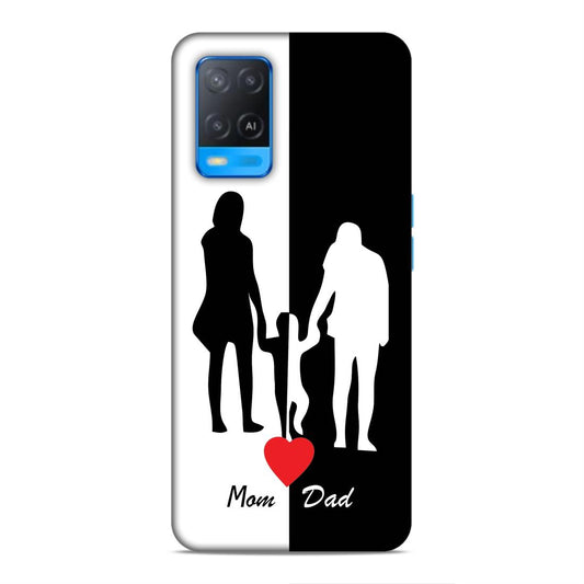 Mom Dad Hard Back Case For Oppo A54 4G