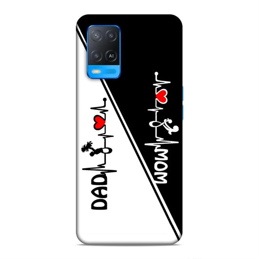Mom Dad Hard Back Case For Oppo A54 4G