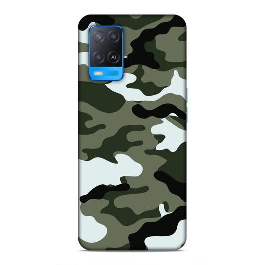 Army Suit Hard Back Case For Oppo A54 4G