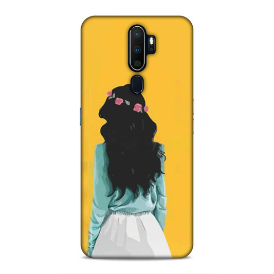 Stylish Girl Hard Back Case For Oppo A5 2020 / A9 2020